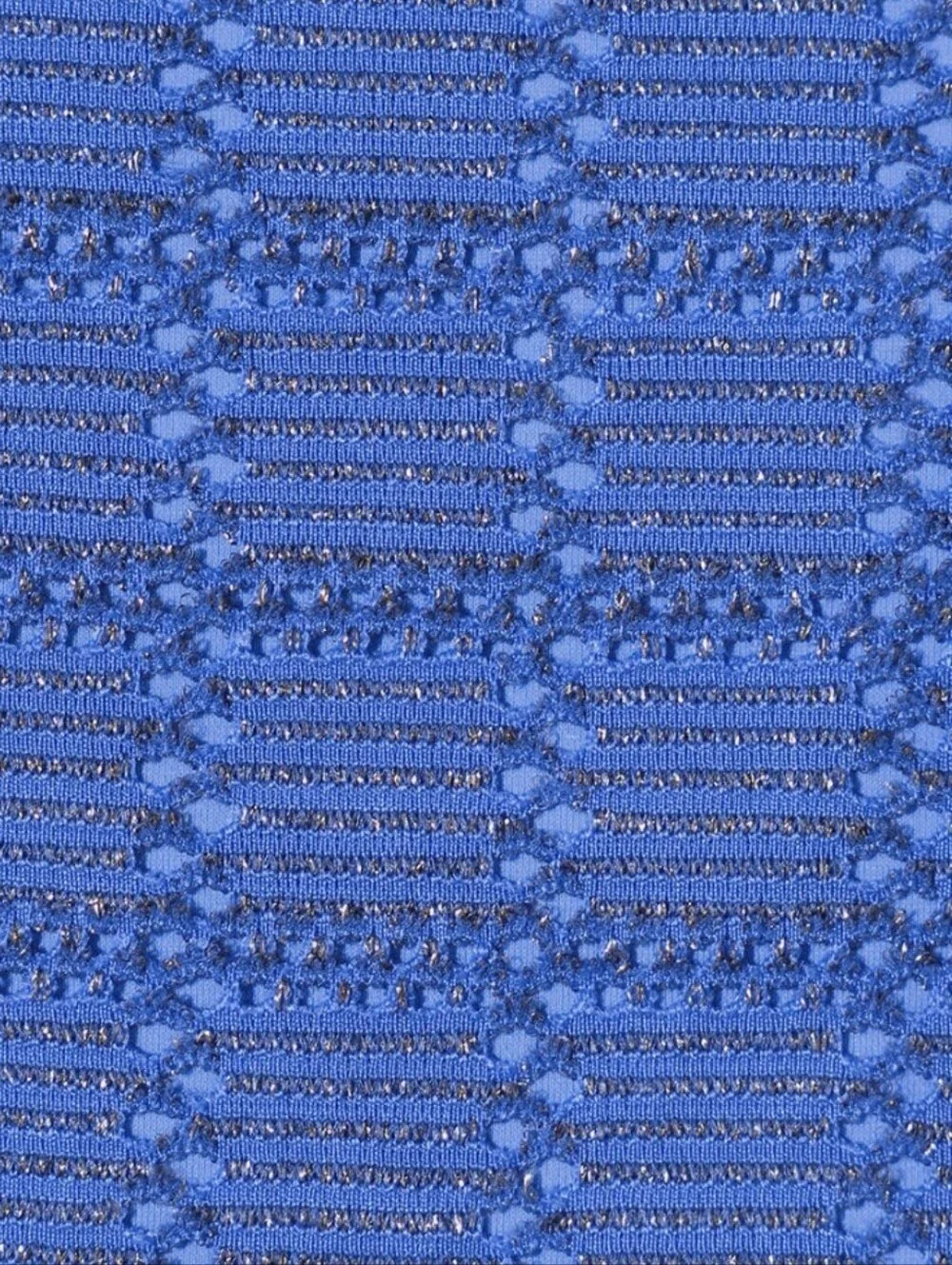 NWT Berlook Blue Mesh Plaid Matching Bikini Set
